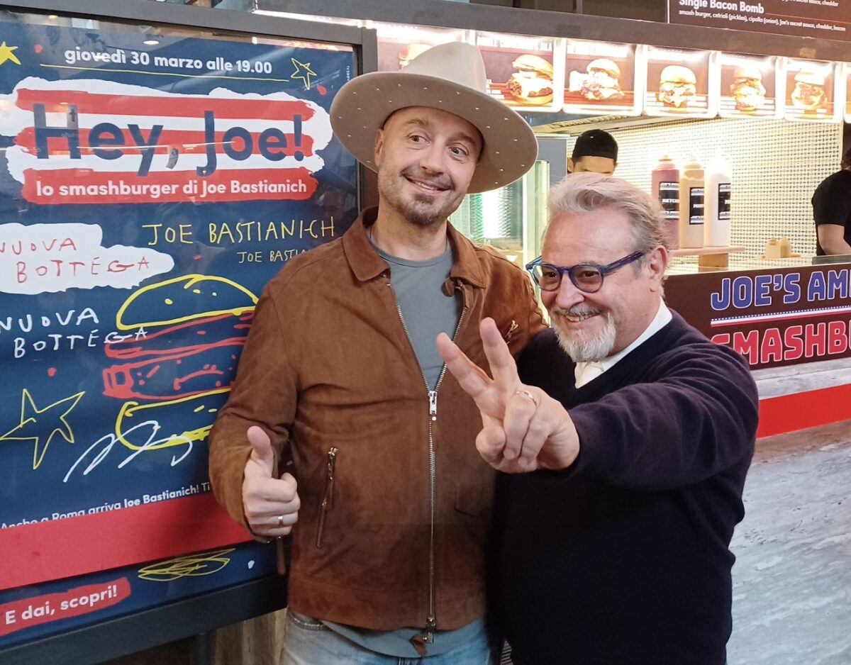 Joe Bastianich al Mercato Centrale di Roma