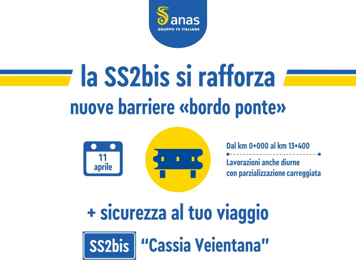 I lavori di messa in sicurezza della Cassia Bis proseguono