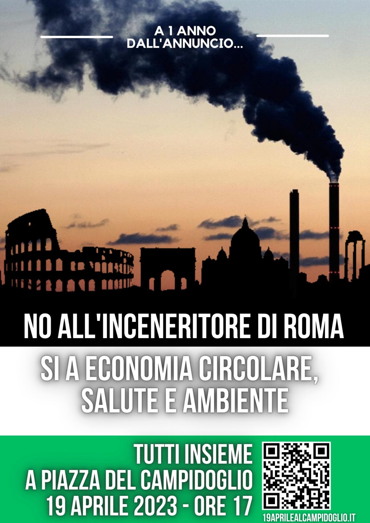 Legambiente scende in piazza contro l'inceneritore