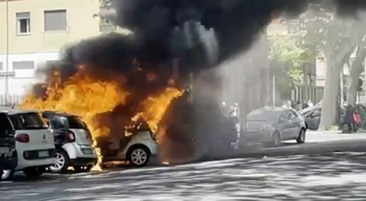 Rogo di auto alla Magliana