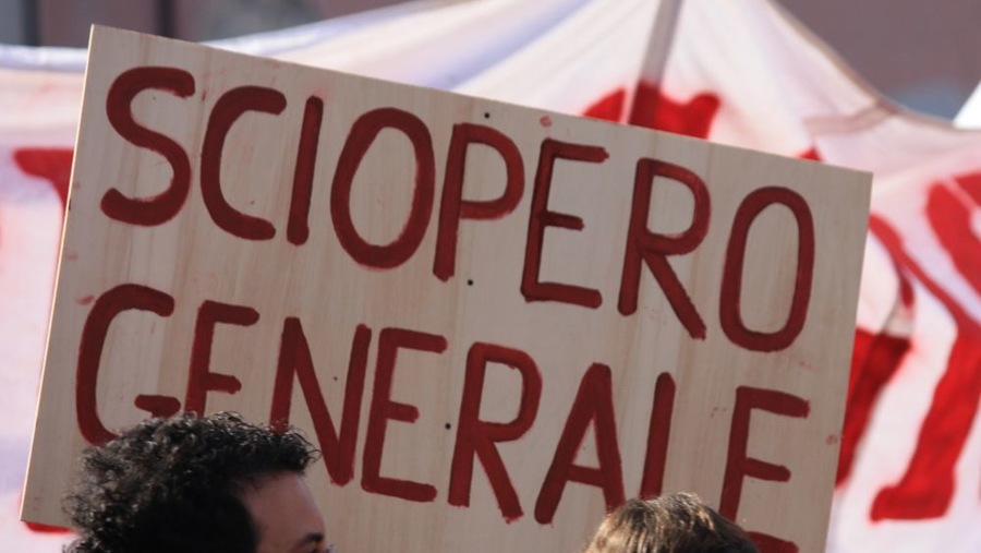 Sciopero generale venerdì