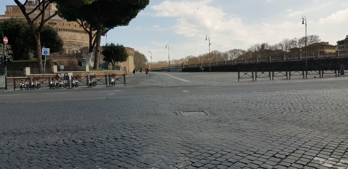 Giubileo lavori a Piazza Pia