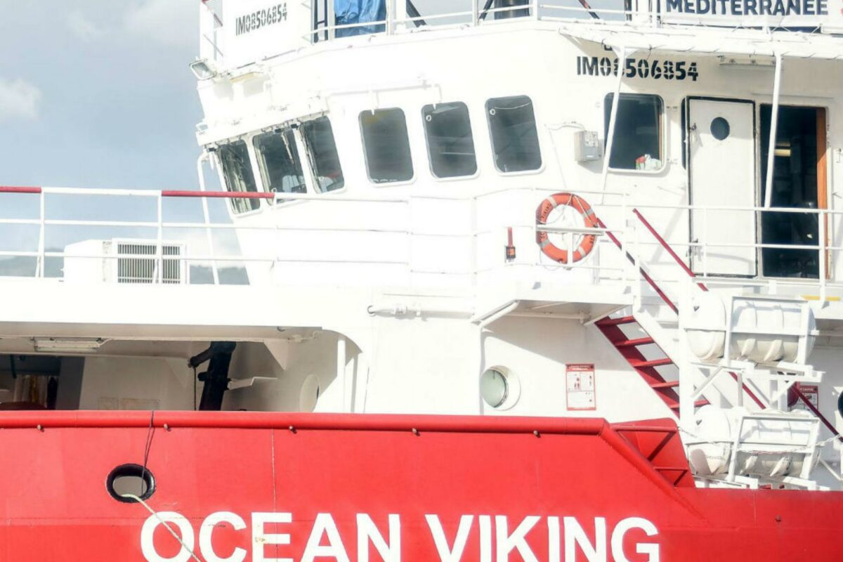 Migranti 168 su Ocean Viking