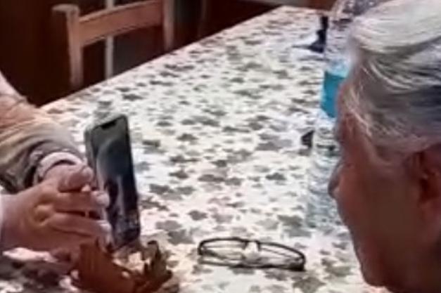 a 97 anni fa la videochiamata