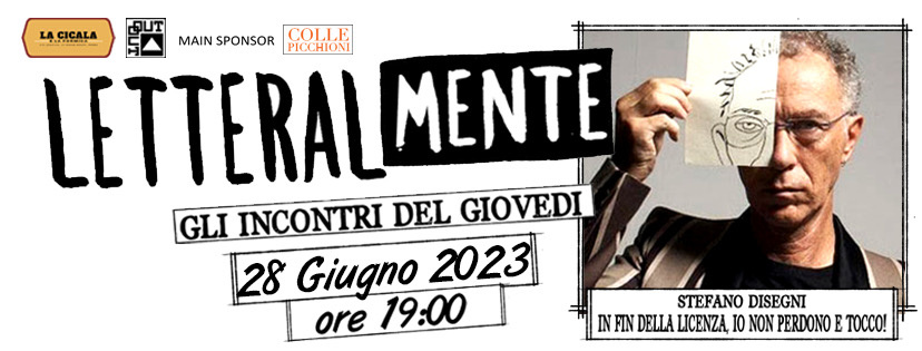 "In fin della licenza, io non perdono e tocco!" con Stefano Disegni
