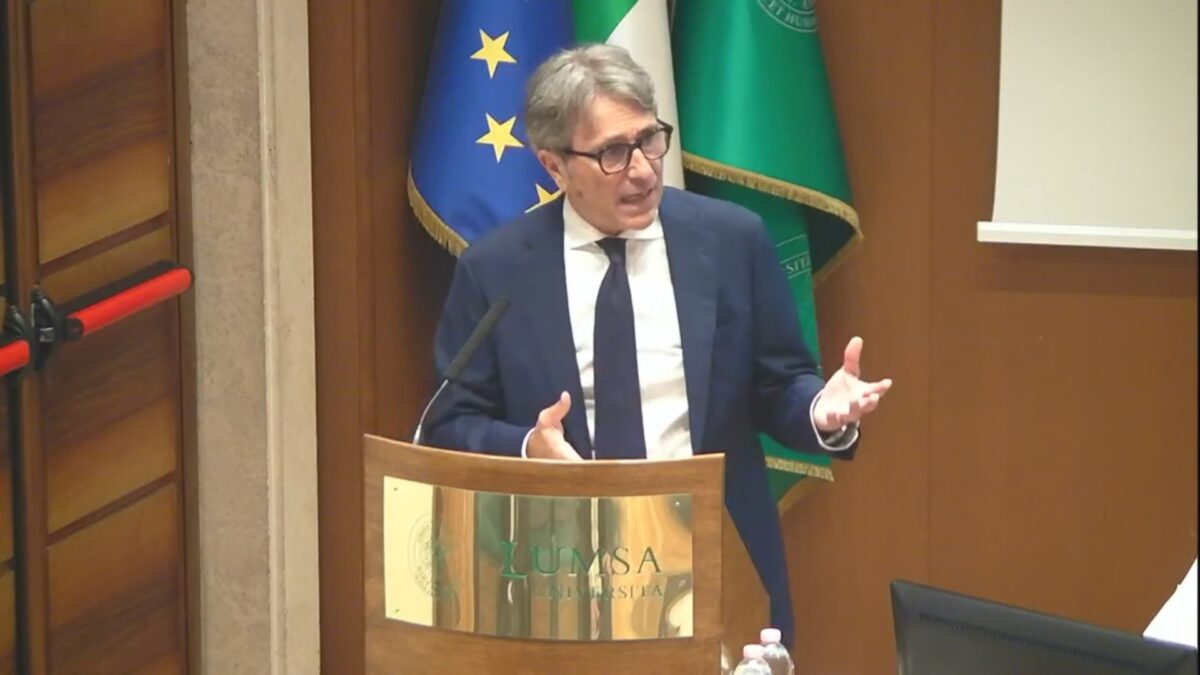 Gian Paolo Montali al convegno "Roma e i grandi eventi sportivi"