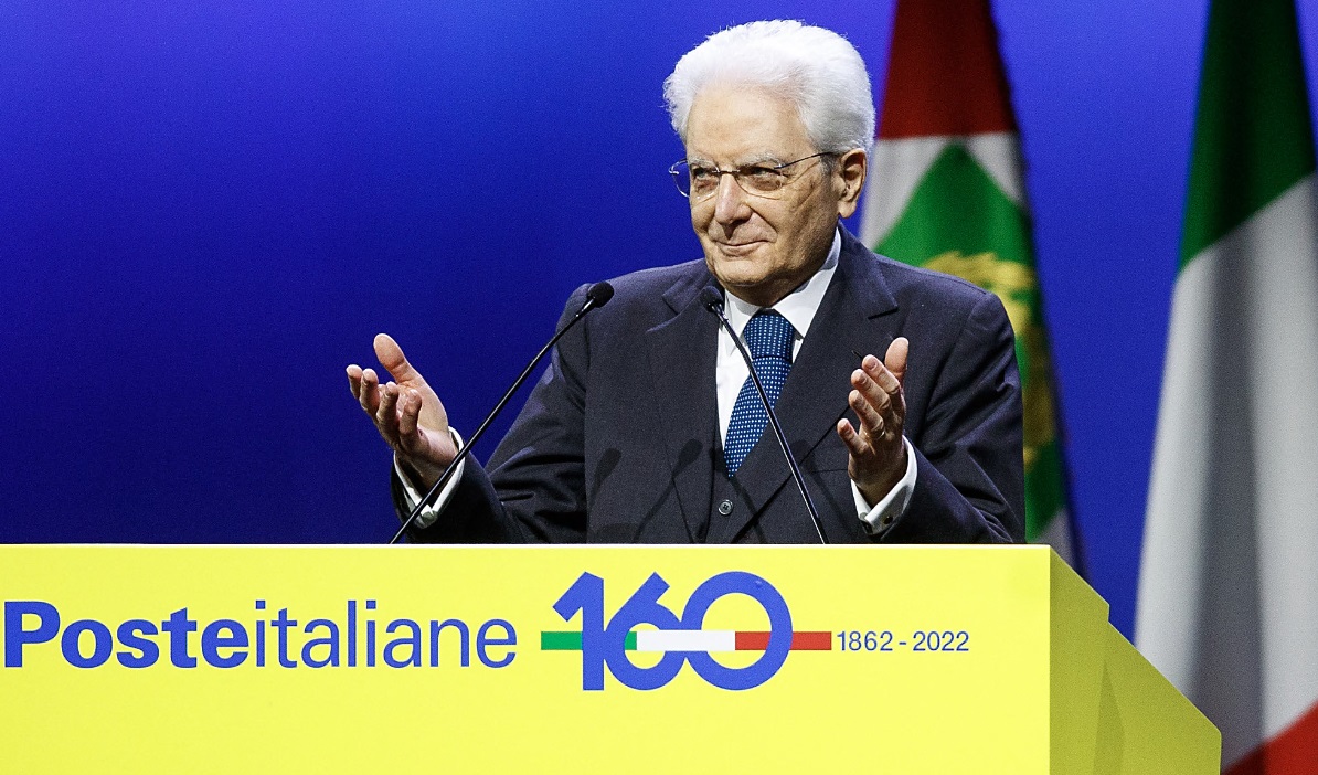 Il Presidente Sergio Mattarella a Poste News