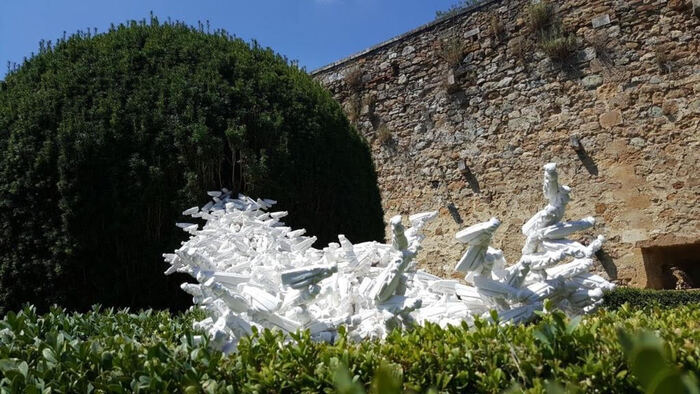 Undici artisti e giardino a Veio