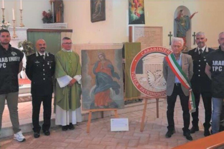 Carabinieri trovano dipinto