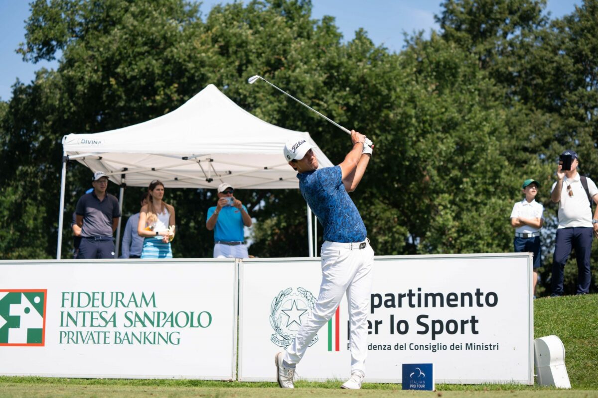 Grande partenza di Matteo Manassero al Golf Nazionale di Sutri