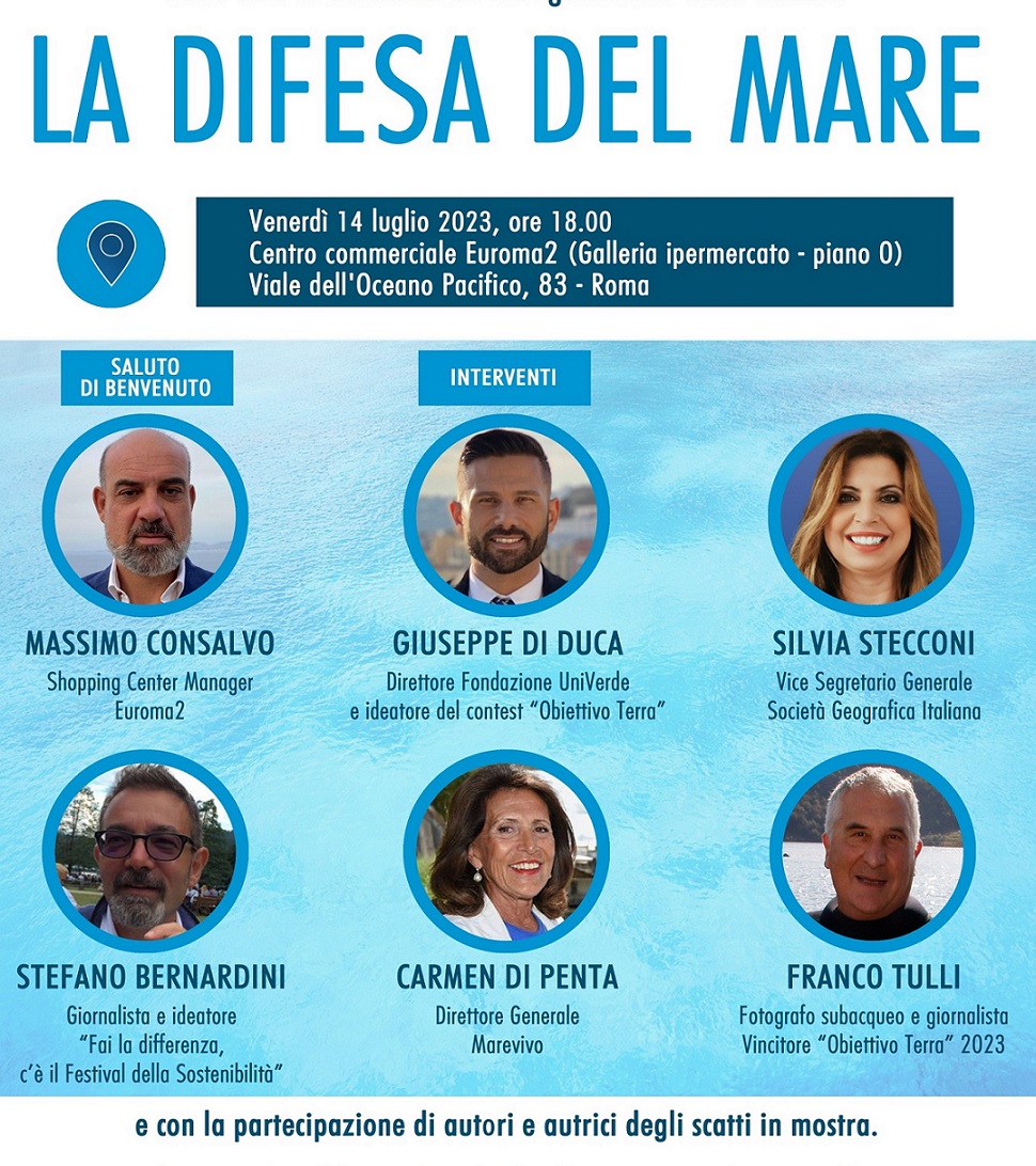 “La Difesa del Mare” al Centro Commerciale Euroma2