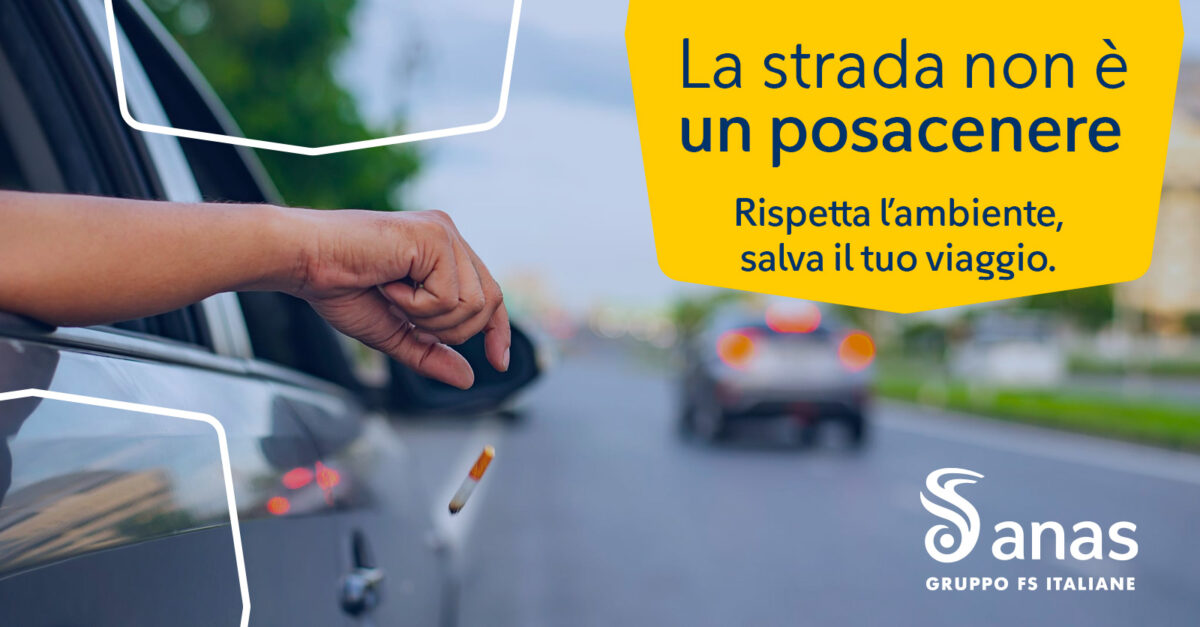 La strada non è un posacenere di Anas