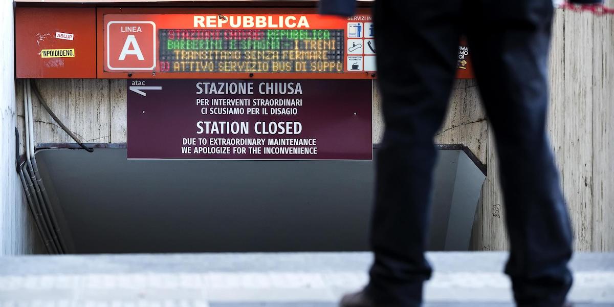 Metro A chiusa per lavori