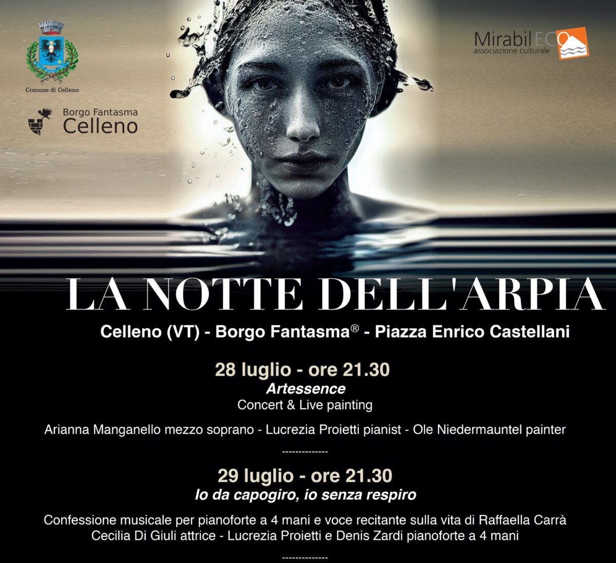 La magia della Notte dell’Arpia del Borgo Fantasma di Celleno