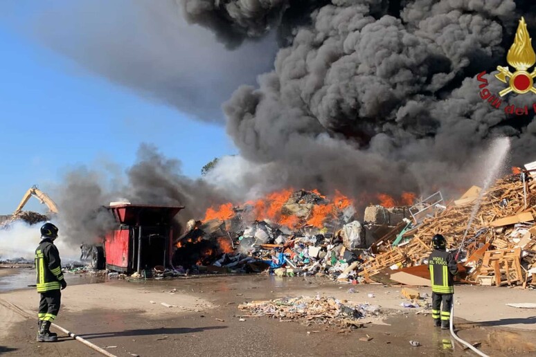 Rogo impianto a Ciampino