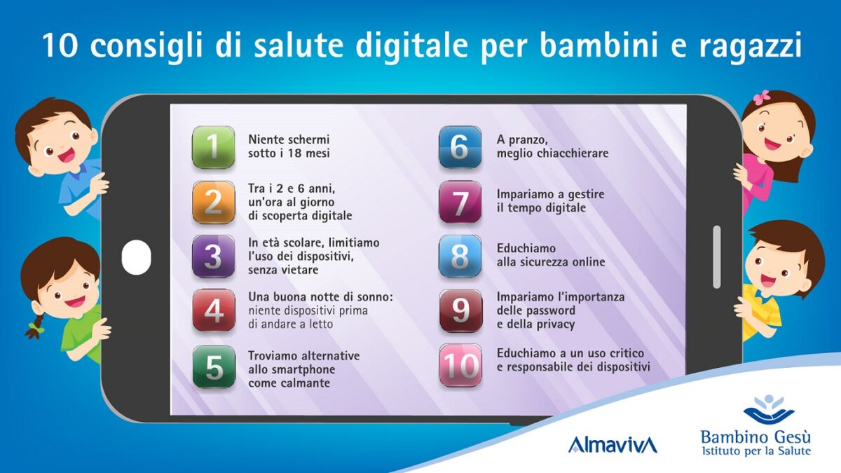 Decalogo per la salute digitale del Bambino Gesù
