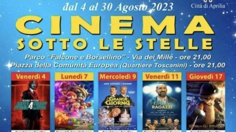 Cinema sotto le stelle Aprilia