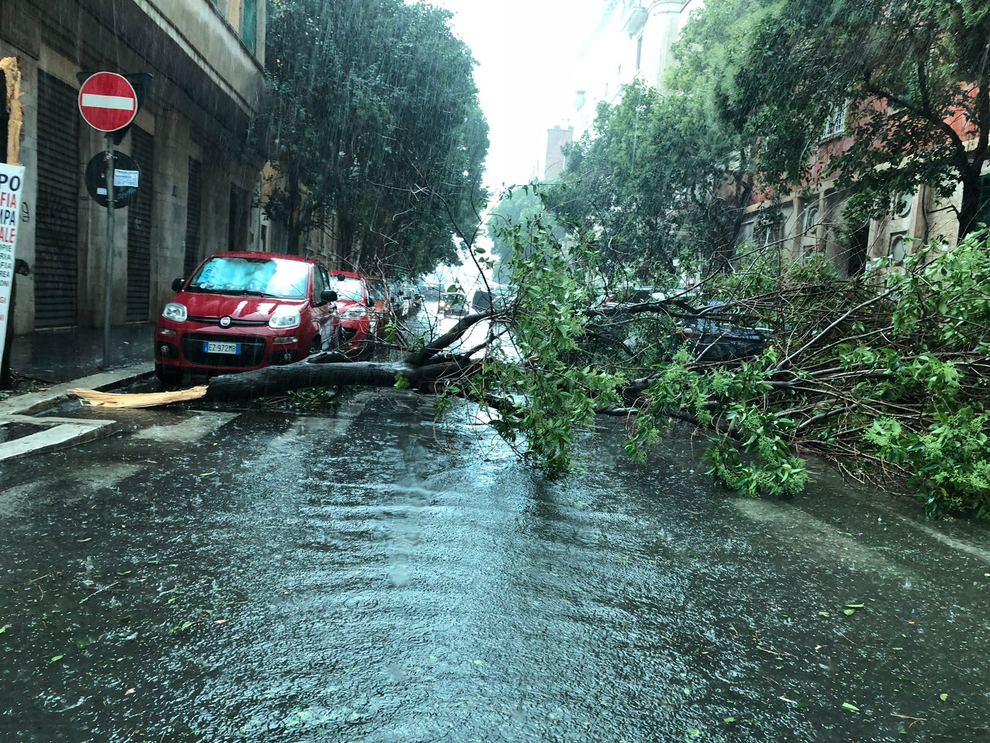 Bomba d'acqua a Roma Nord