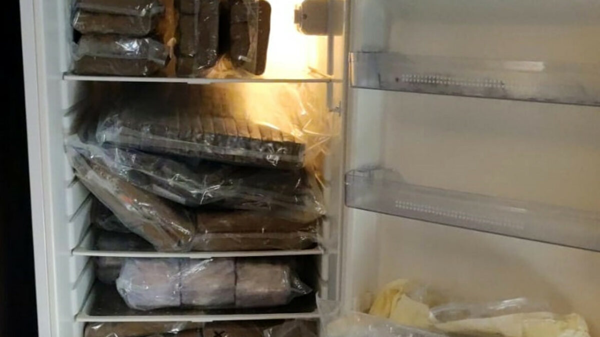 Nascondeva la droga in frigo