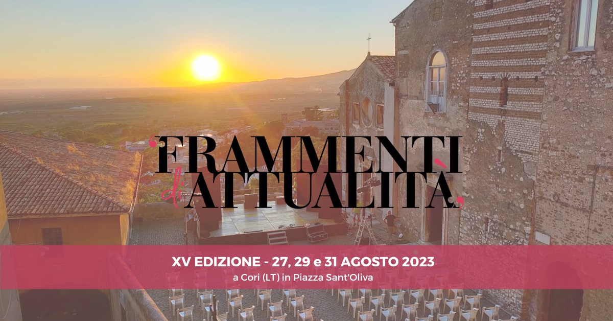 Frammenti di attualità a Cori dal 27 agosto