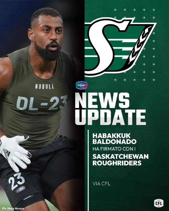 Habakkuk Baldonado ha firmato in Canadian Football League