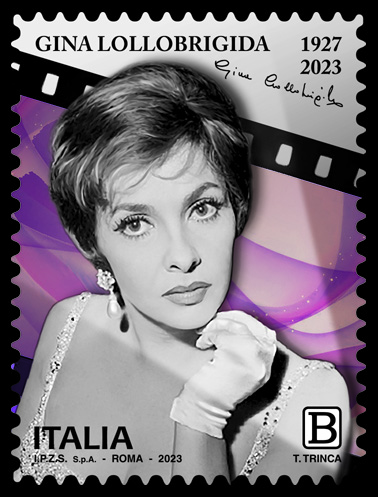 Gina Lollobrigida, un mito in francobollo