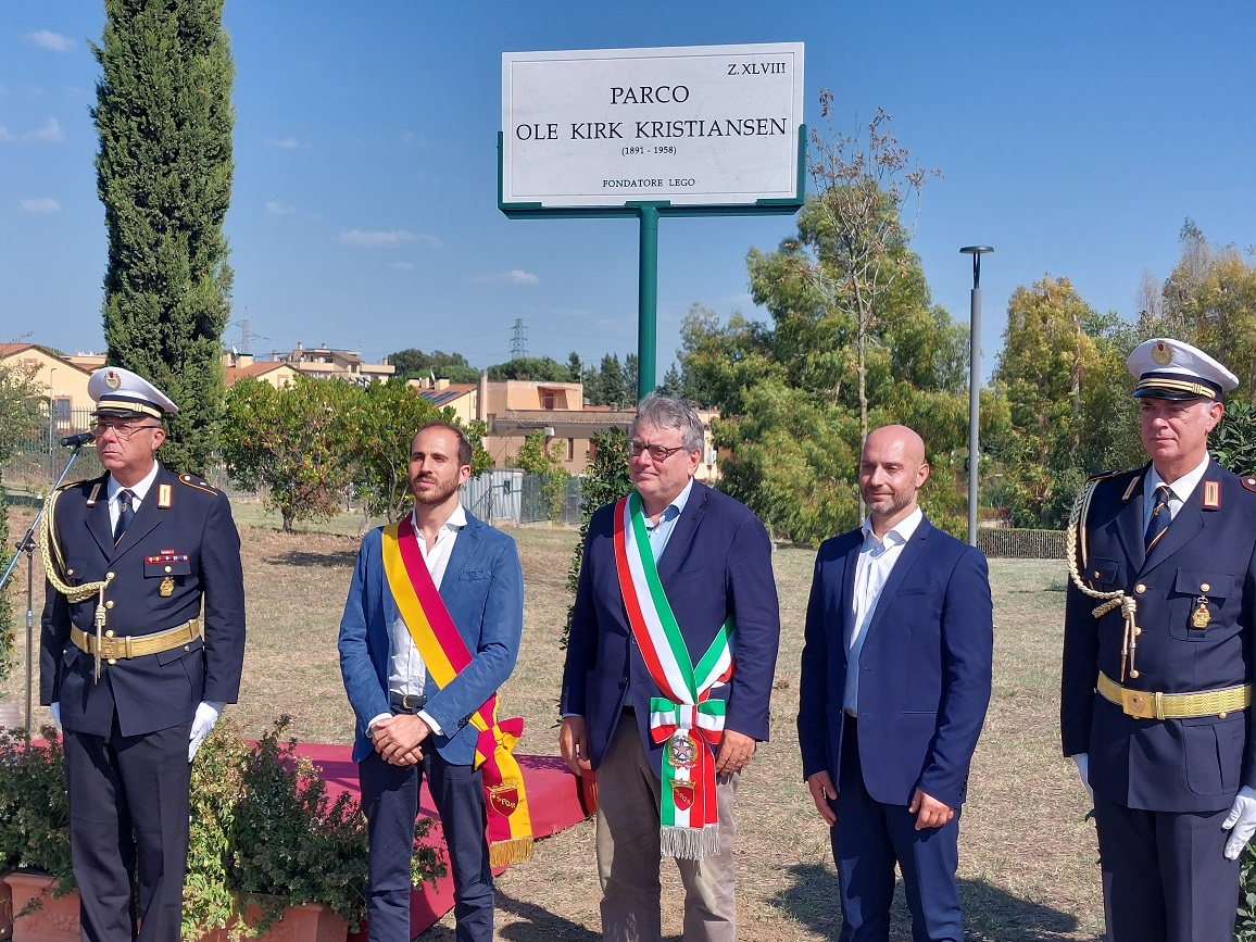 Parco di Roma intitolato a Ole Kirk Kristiansen, fondatore dei LEGO