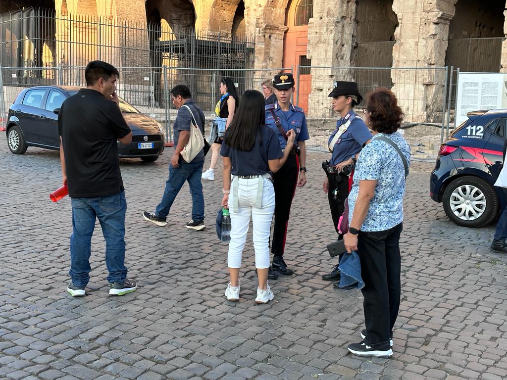 Ticket abusivi: controlli dei Carabinieri al Colosseo