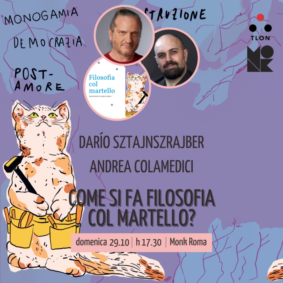 Darío Sztajnszrajber per la prima volta in Italia al Monk