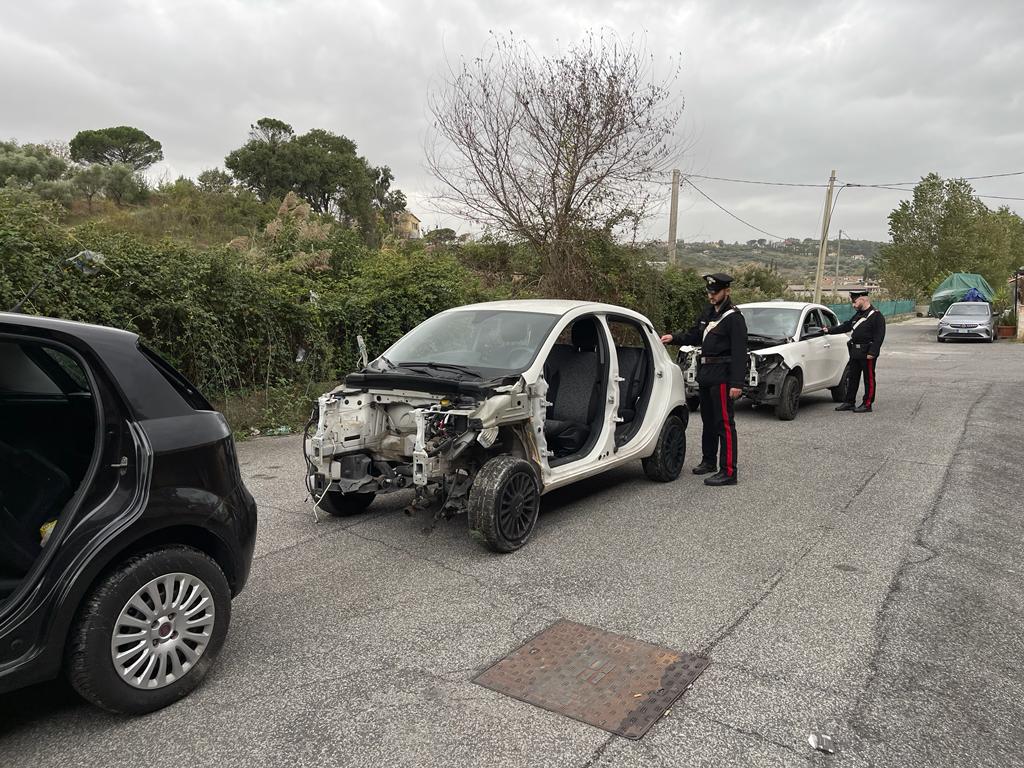 Quindici auto rinvenute a Guidonia da Carabinieri e Polizia Locale