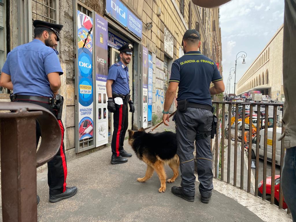 Controlli interforze in zona Stazione Termini