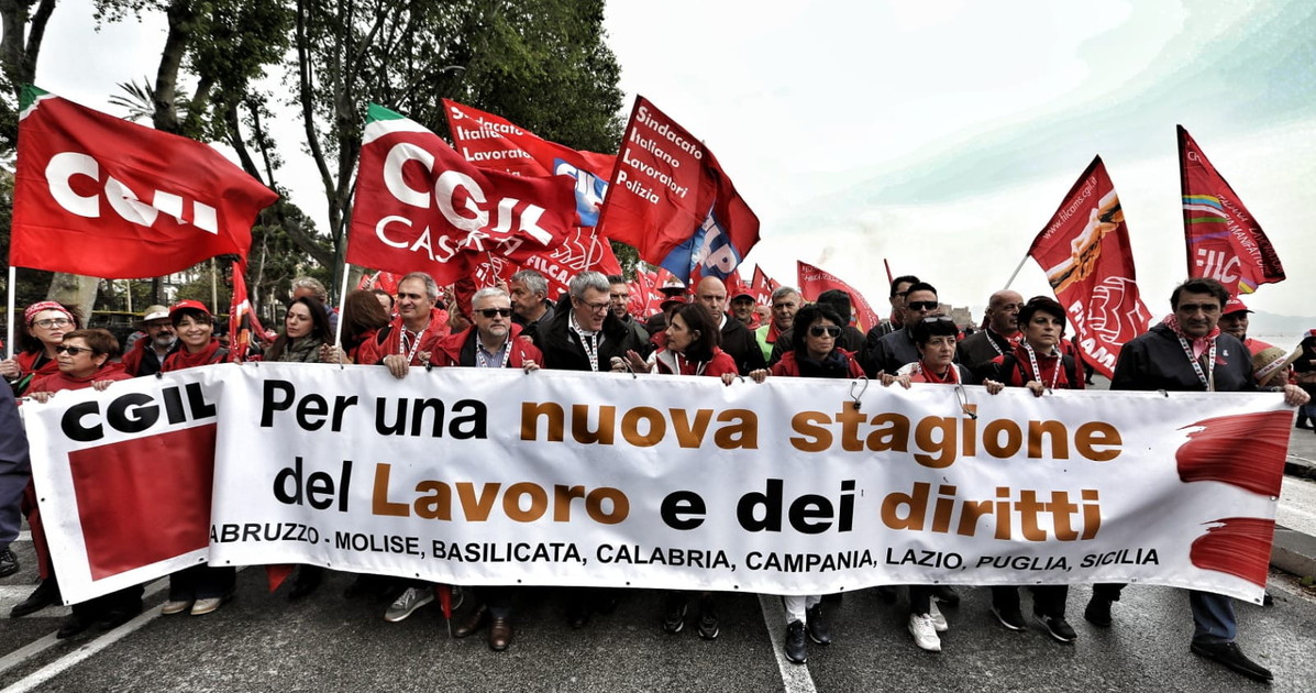 Manifestazione sul lavoro