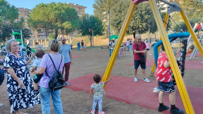 Parco dei romanisti inaugurato