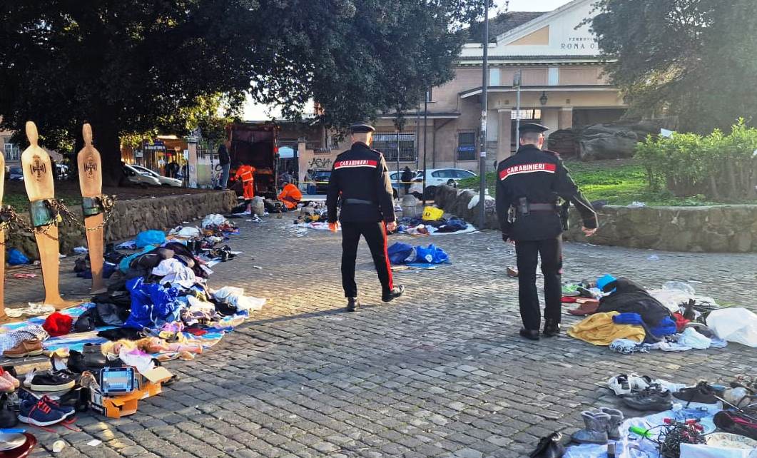 Controlli anti degrado in piazzale Ostiense