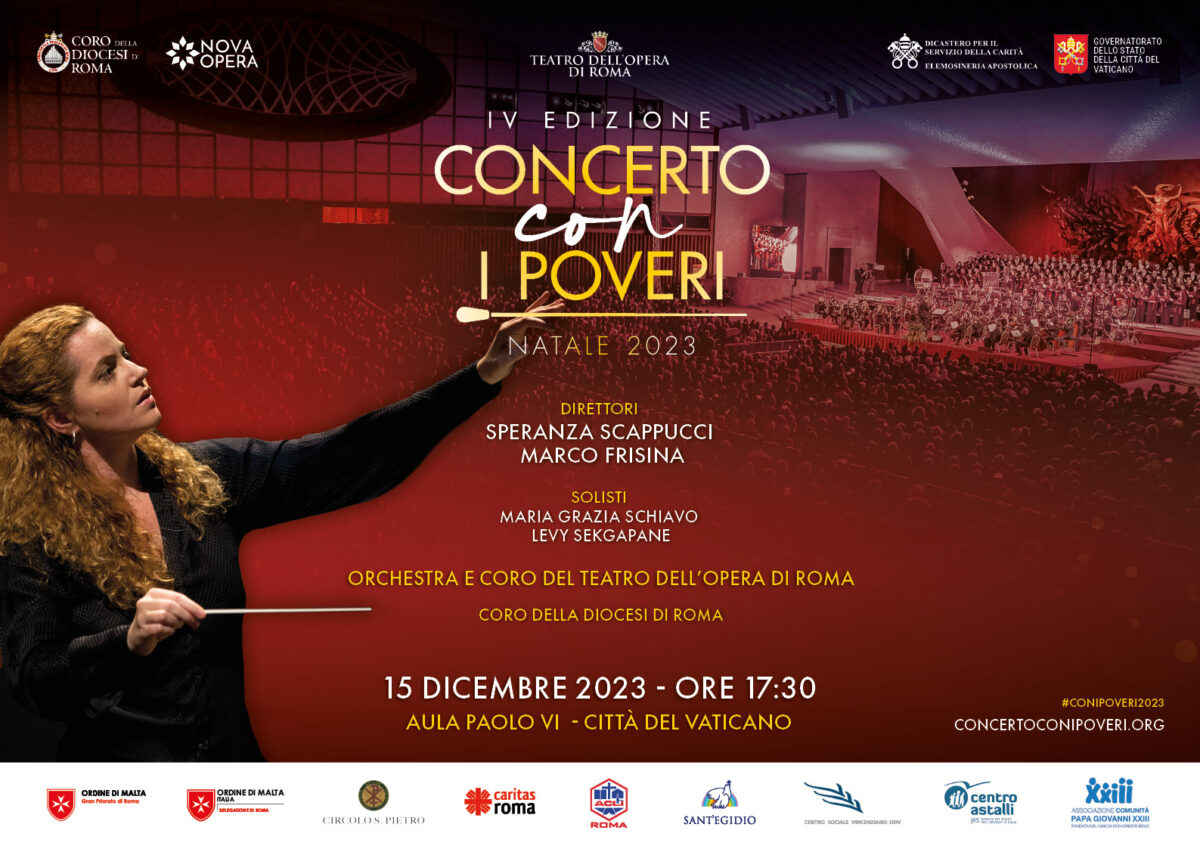 Concerto con i Poveri e per i Poveri il 15 dicembre in Vaticano