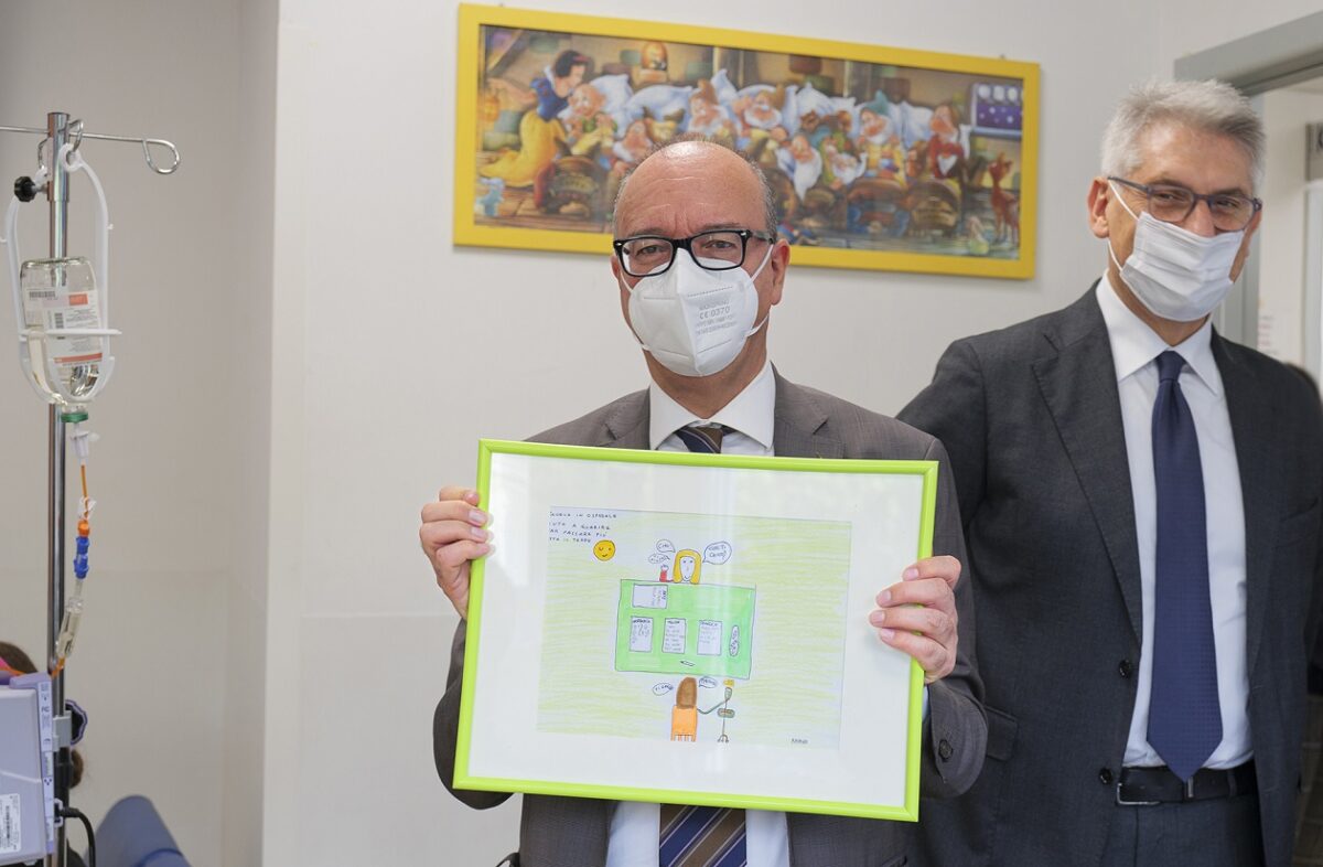 Visita del Ministro Valditara al Bambino Gesù per l’inaugurazione dell’anno scolastico