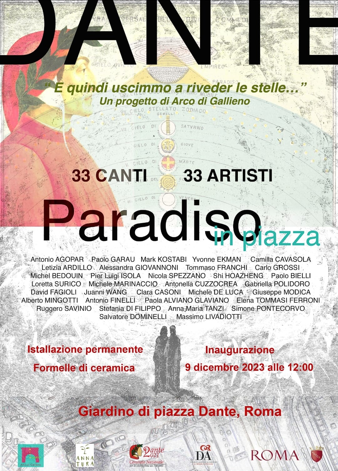 l’ultima installazione del progetto E quindi uscimmo a riveder le stelle…, la Cantica del Paradiso