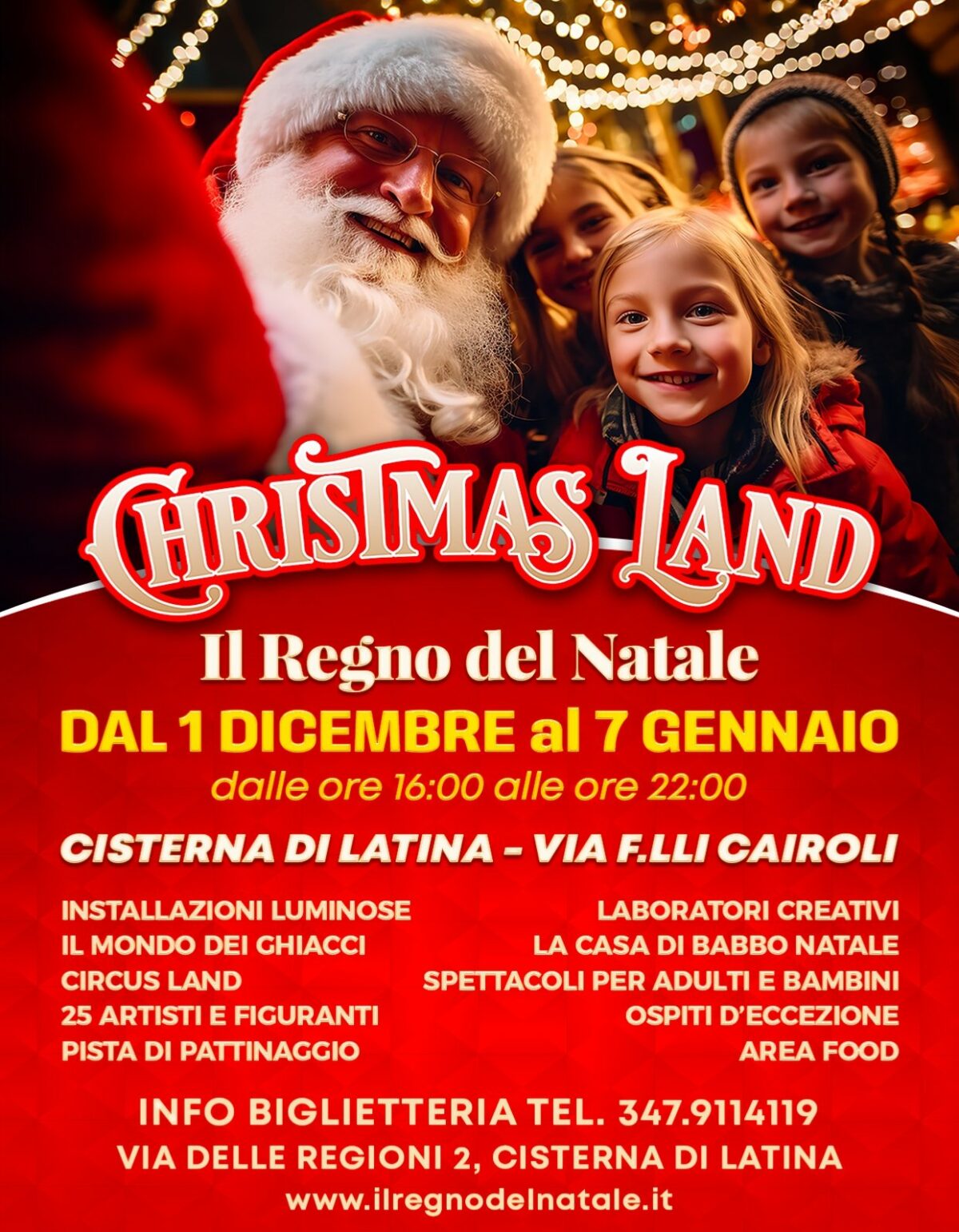 La prima edizione di Christmasland - Il Regno del Natale