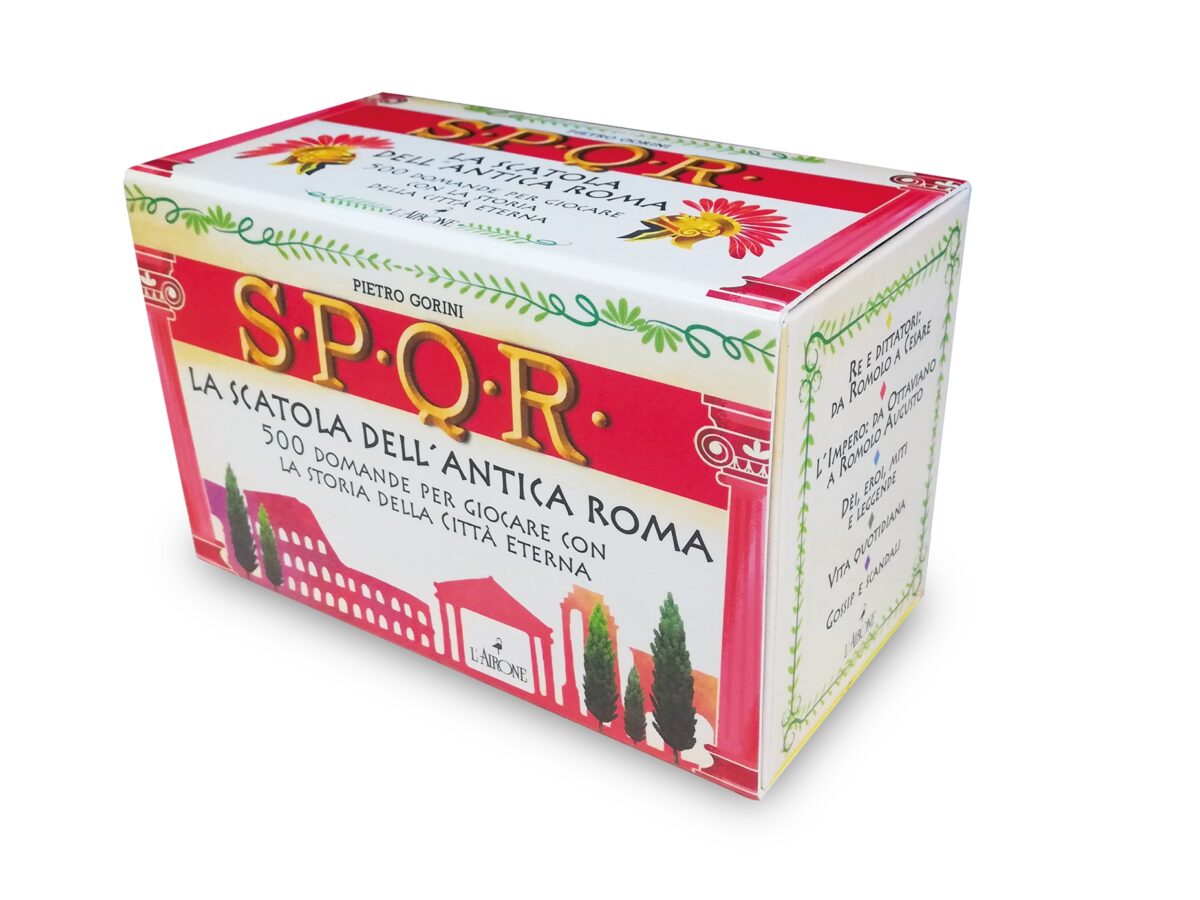 L’Airone Editore presenta il kit gioco S.P.Q.R.