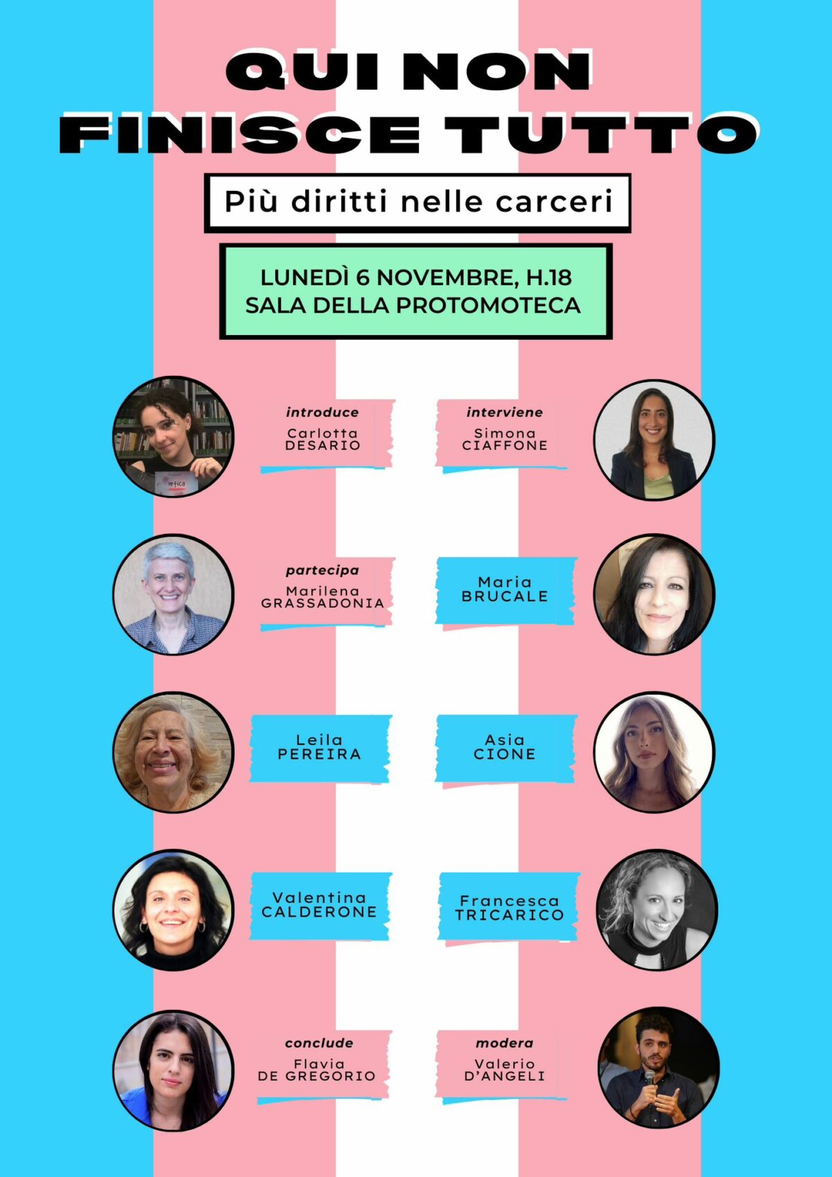 "Qui NON finisce tutto: più diritti nelle carceri!"