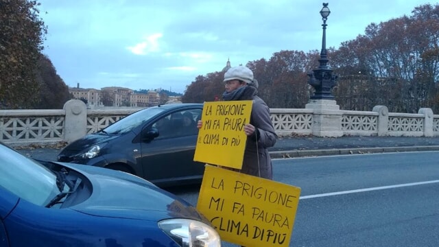 blitz ambientalisti traffico