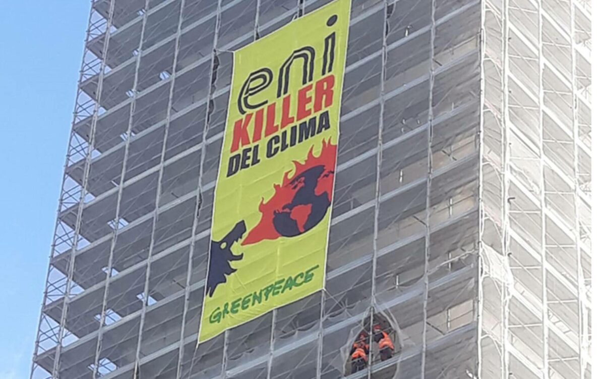 Blitz attivisti di Greenpeace