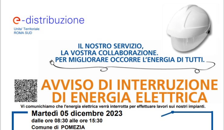 Mancanza di corrente elettrica