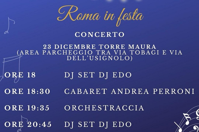 Festa di Torre Maura il 23