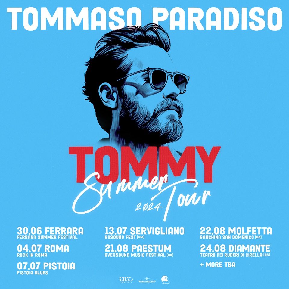 Tommaso Paradiso annuncia il Tommy Summer Tour 2024