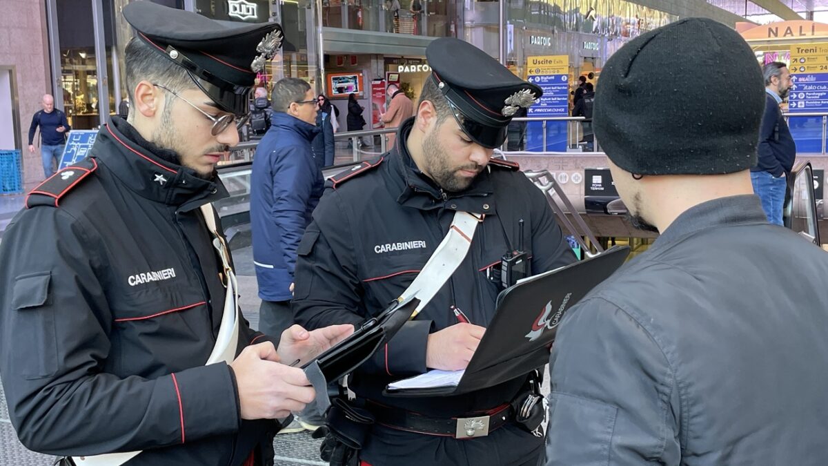 Stazione Termini sotto la lente dei Carabinieri