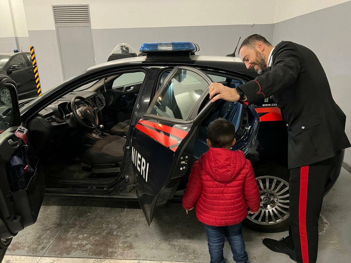 Compleanno da Carabiniere per un bimbo di cinque anni
