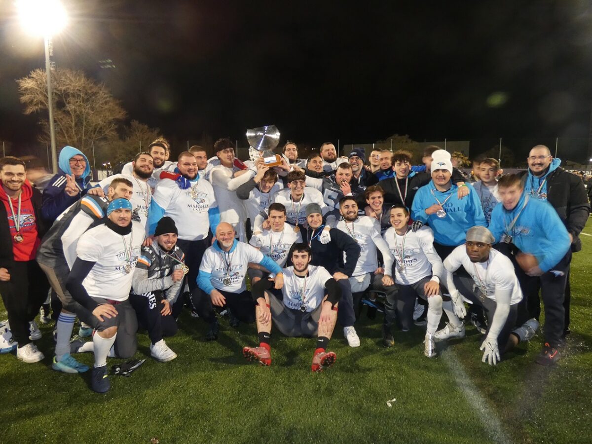 Marines Lazio campioni d'Italia U21 di football americano