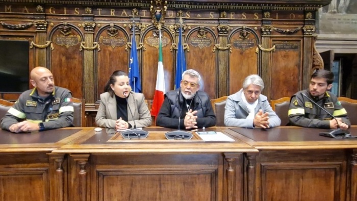 Viterbo la Befana dei vigili