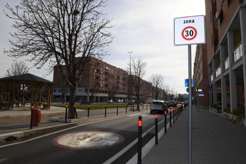 Nuova Zona 30 a Casal Monastero inaugurata dal Sindaco Gualtieri